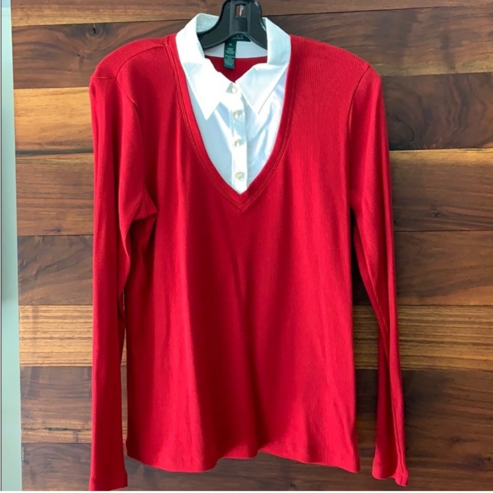 LAUREN Ralph Lauren V-Neck Sweater
